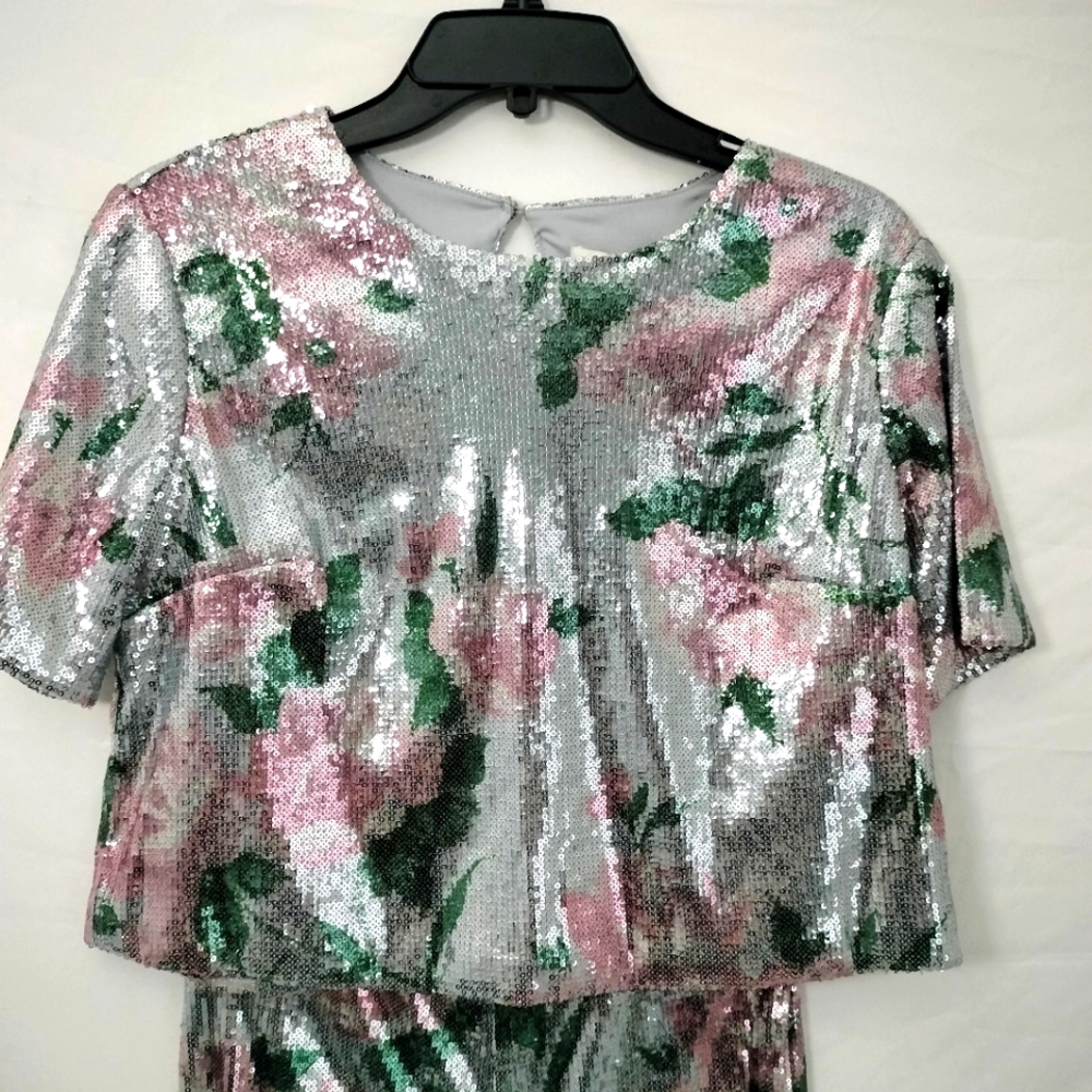 NWT Size 2/S Chelsea & Violet Floral Rose Pantsuit